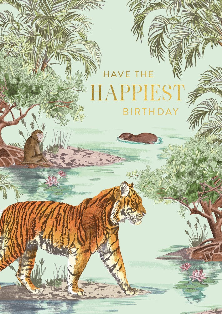 Sundarban Forest Birthday Card