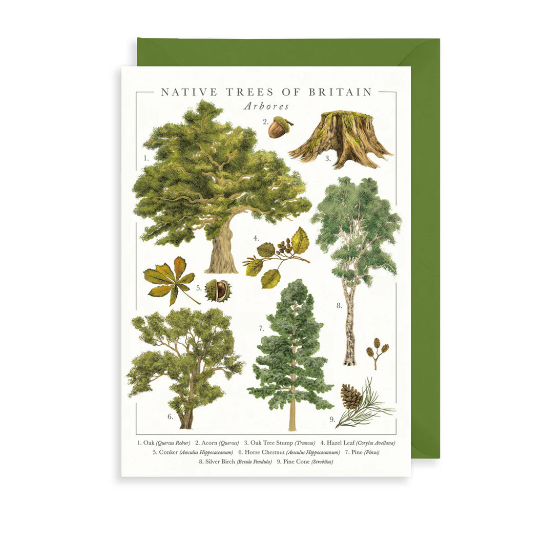 British Trees Card