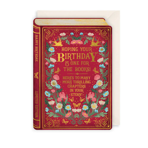 Storybook One For The Books Birthday Card