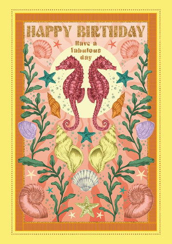 Birthday Seahorses Card