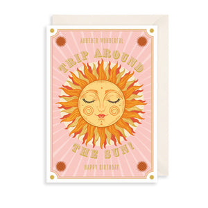 Trip Around The Sun Birthday Card