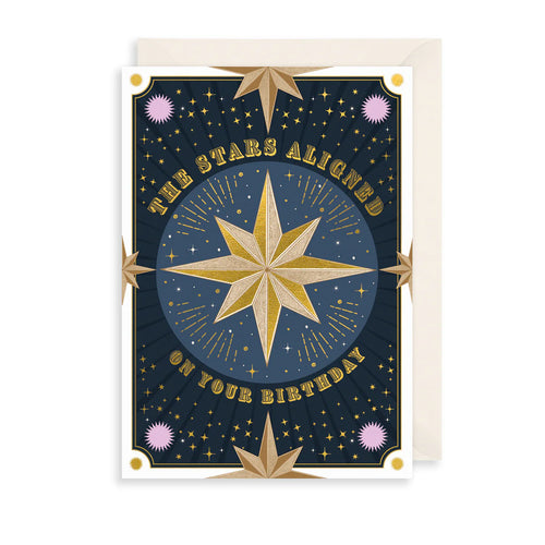 Stars Aligned Birthday Card