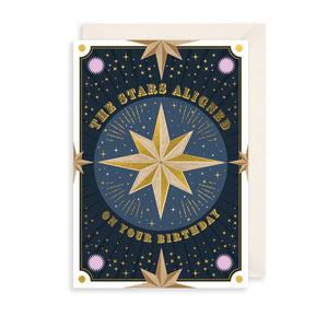 Stars Aligned Birthday Card
