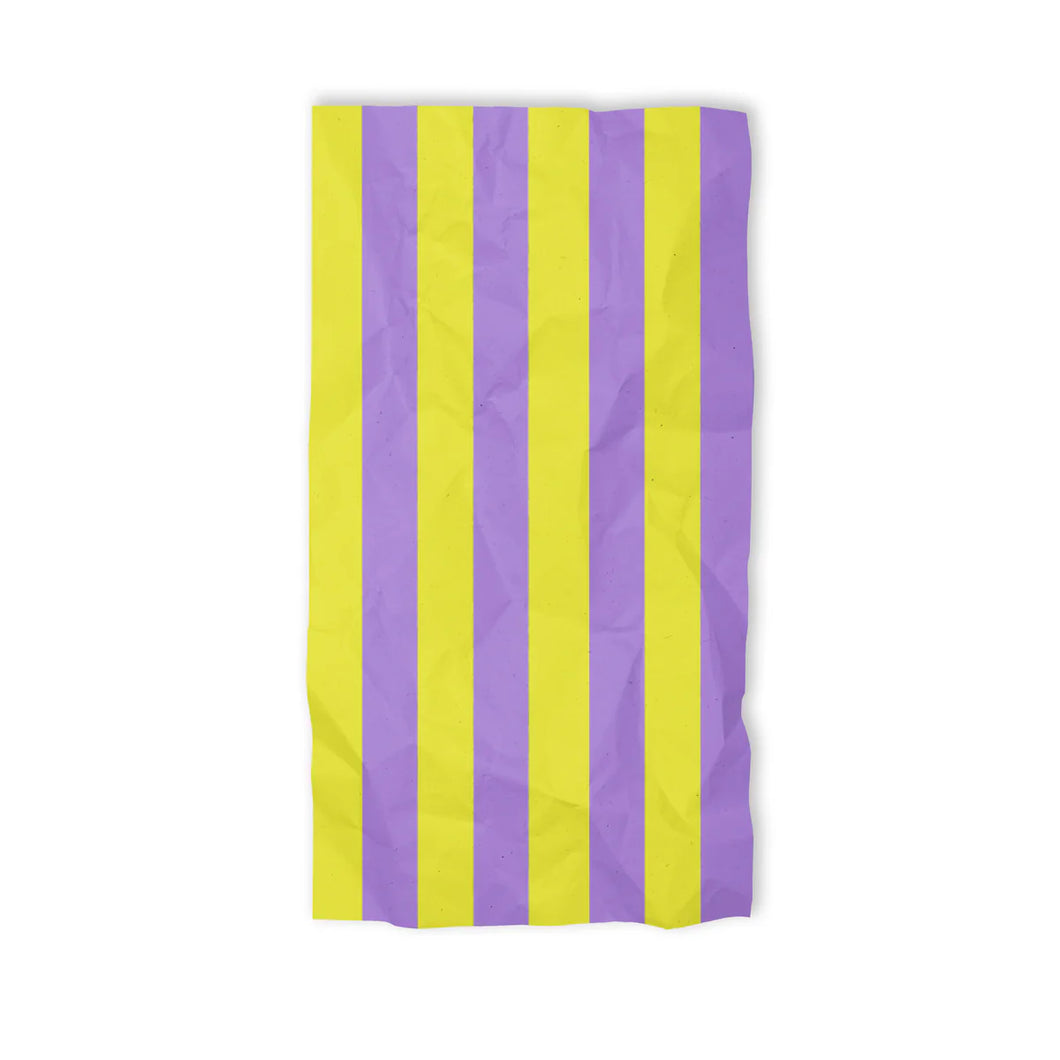Lilac & Lemon Stripe Tissue Paper