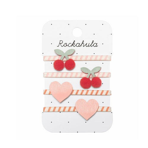 Stripy Cherry & Heart Ponies