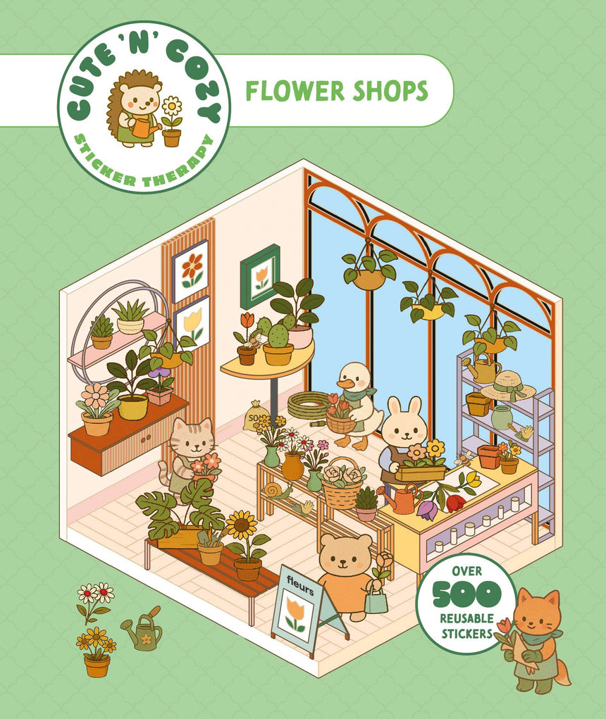 Cute N Cozy Sticker Therapy: Flower Shops