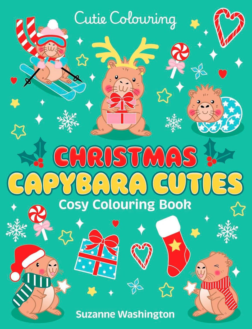 Cutie Colouring: Christmas Capybara Cuties