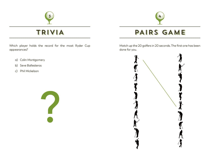 Golf Puzzle Book