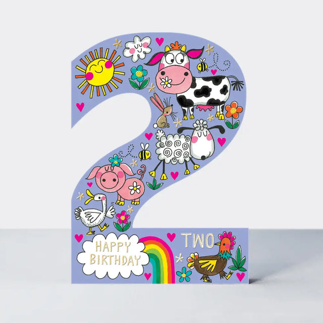 Age 2 Farm Yard Card