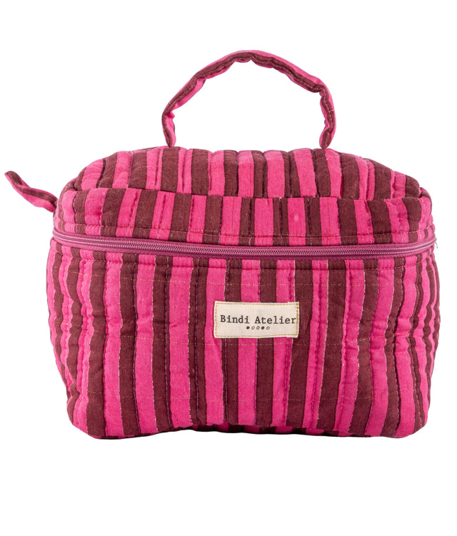 Quilted Handle Vanity Pouches