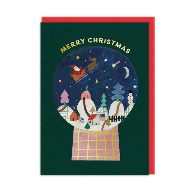 Snow Globe Christmas Card