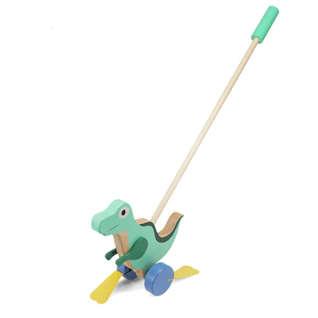 Wooden Push Along Dinosaur