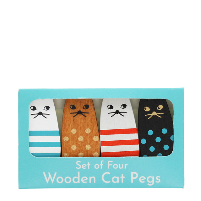 Wooden Cat Pegs