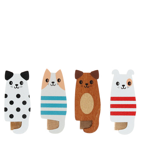 Wooden Dog Pegs