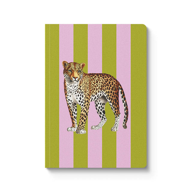 A5 Striped Leopard Notebook