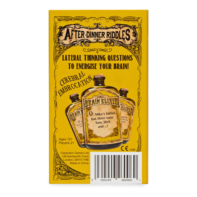 Brain Elixir: After Dinner Riddles