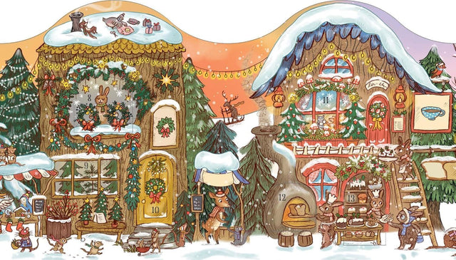 Brown Bear Wood: Christmas Advent Calendar Village
