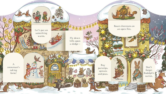 Brown Bear Wood: Christmas Advent Calendar Village