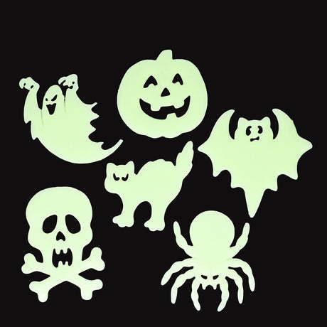 Glow In The Dark Spooky Shapes