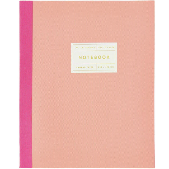 Coral Large Notebook