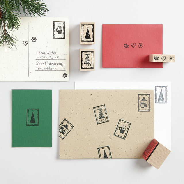 Christmas Mail Stamp Set
