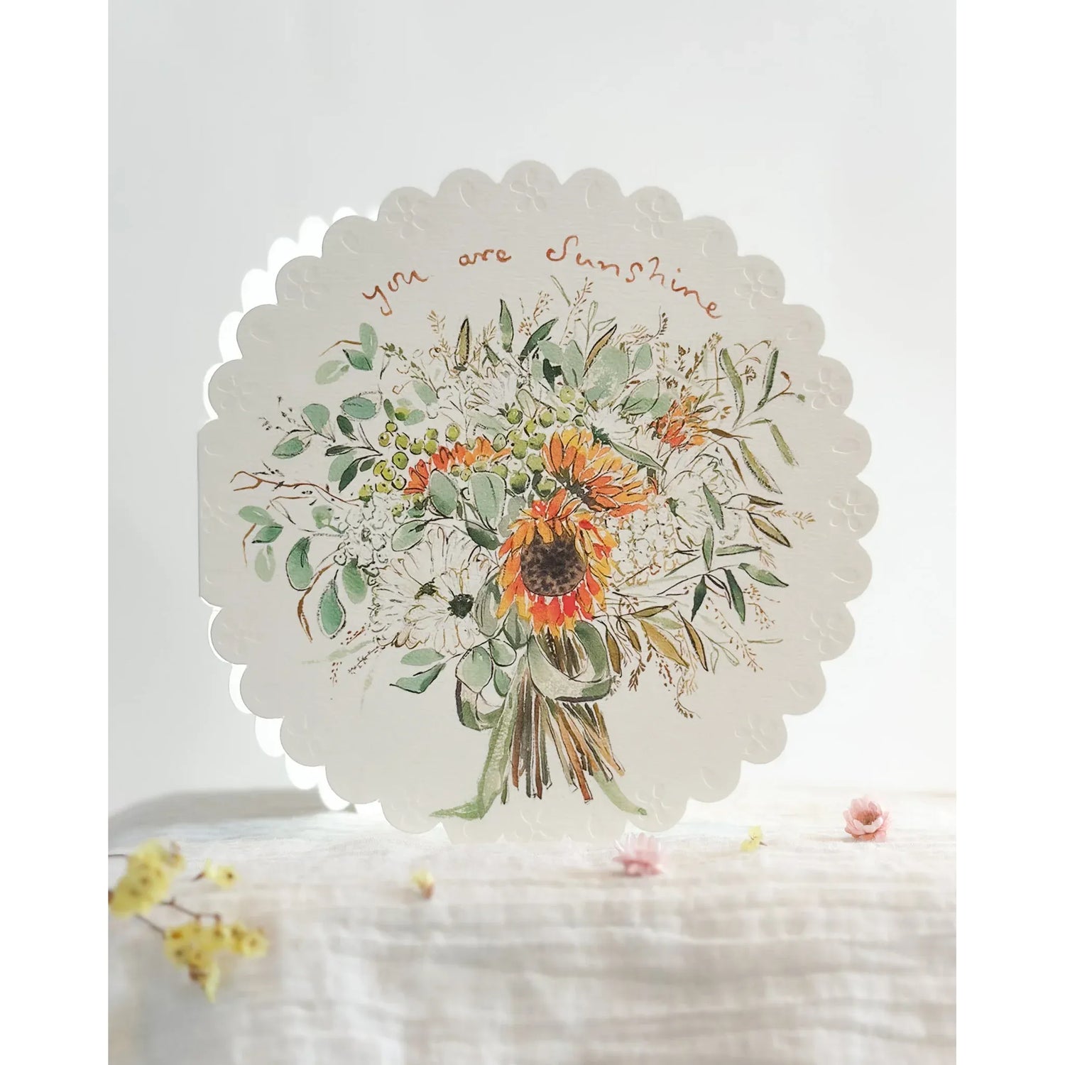 You Are Sunshine Circular Card