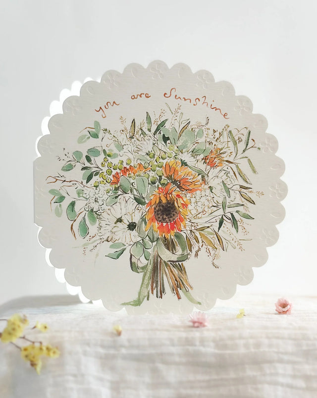 You Are Sunshine Circular Card