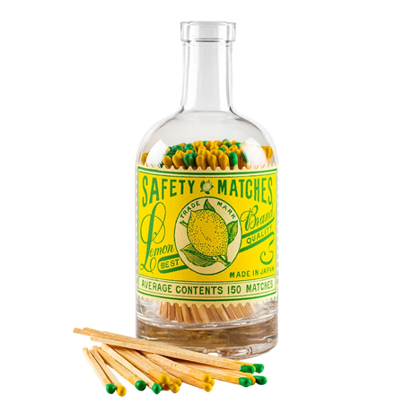 Lemon Stamp Match Bottle