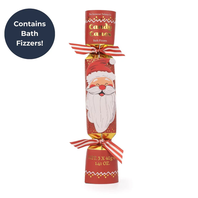 Festive Bath Fizzers Santa Cracker