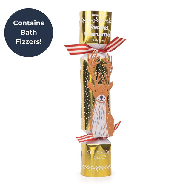 Festive Bath Fizzers Reindeer Cracker