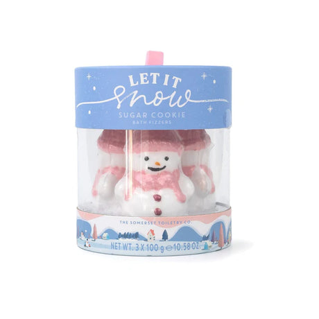 Let It Snow Snowman Bath Fizzer Set