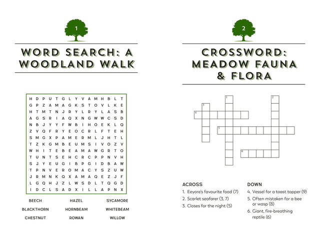 Nature Puzzle Book