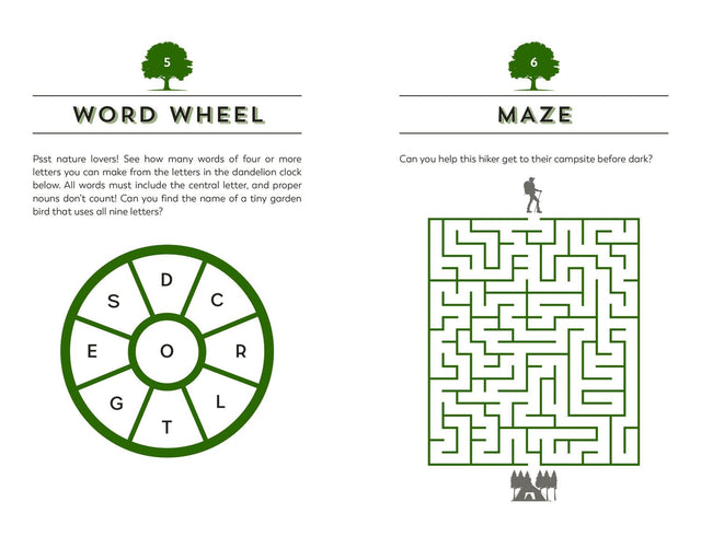 Nature Puzzle Book