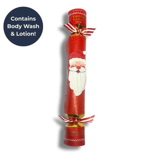 Candy Cane Body Care Santa Cracker