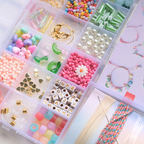 Box of Beads & Accessories Kit: Bubble Tea