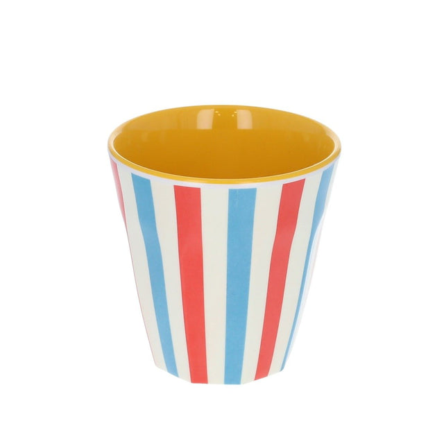 Large Stripe Melamine Cup