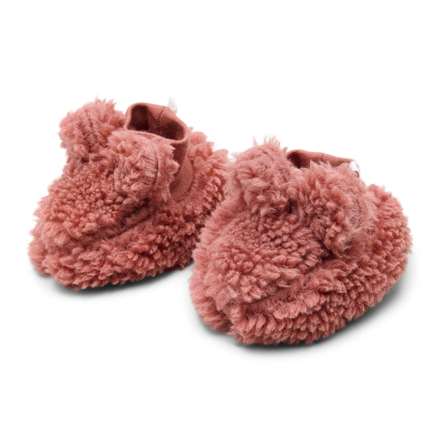 Blush Pink Teddy Booties
