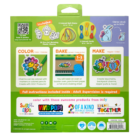 Shrink-Its! D.I.Y. Shrink Art Kit: Garden Pals