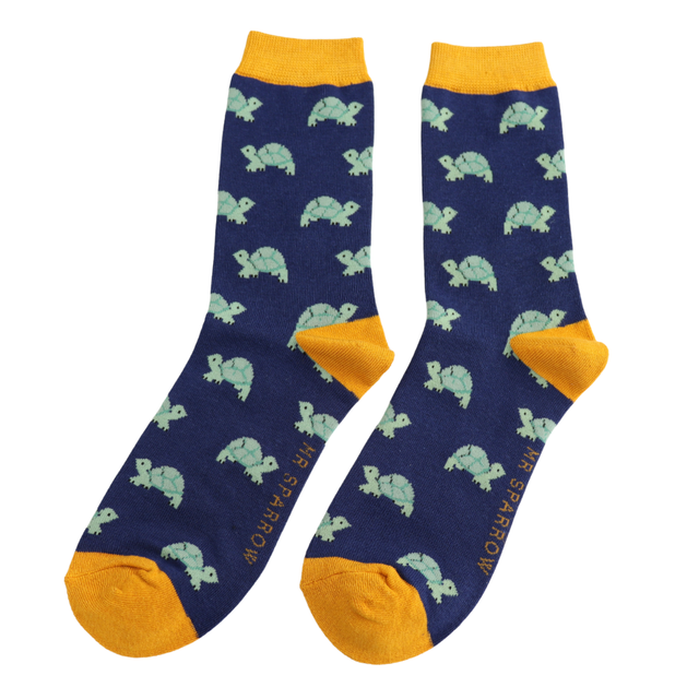 Turtles Navy Men’s Socks
