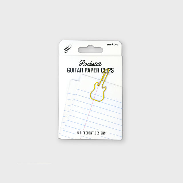 Rockstar Guitar Paper Clips