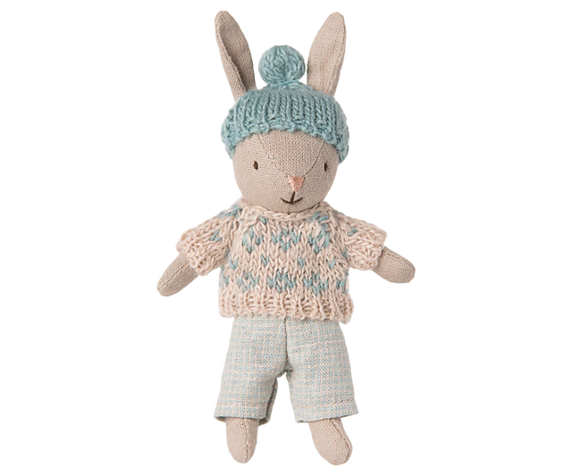 Micro Winter Bunny: Sand Mint