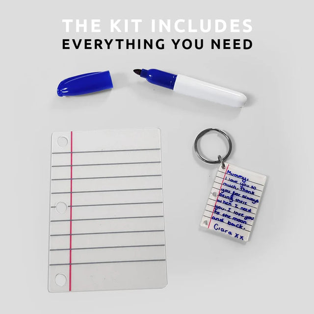 Little Letter Shrink Keyring Kit