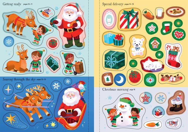 Sparkly Santa Sticker Book