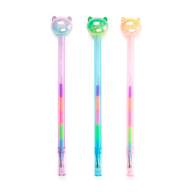 Cat Rainbow Gel Pen