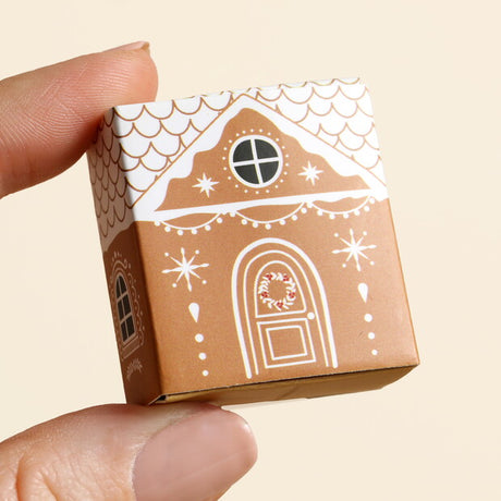 Tiny Matchbox Ceramic Gingerbread House