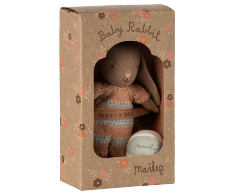 Micro Bunny: Brown & Dusty Rose