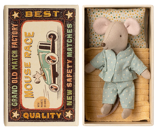 Little Brother Mouse In Matchbox