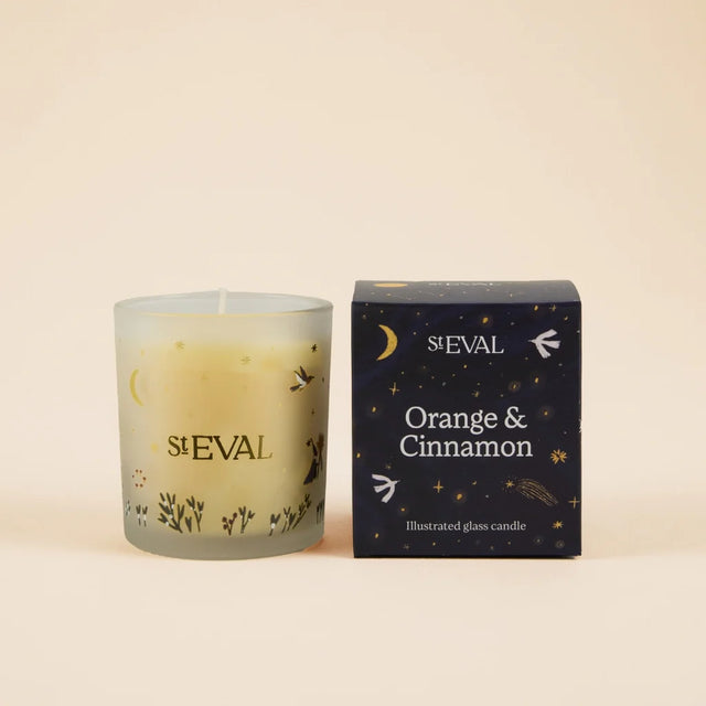 Wonderland Glass Candle: Orange & Cinnamon