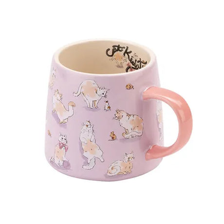 Pink Cat Billie Mug