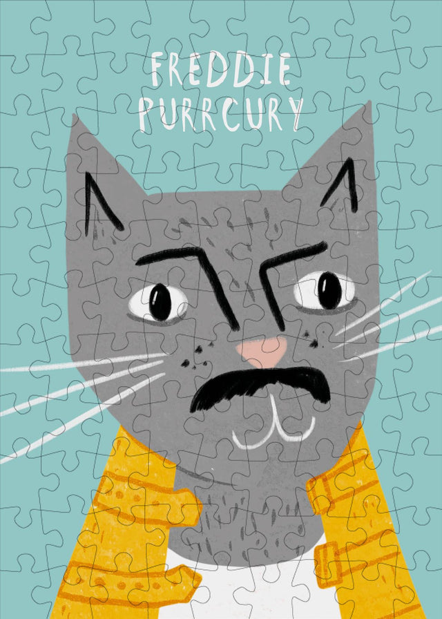 Mini 99 Piece Jigsaw: Freddie Purrcury